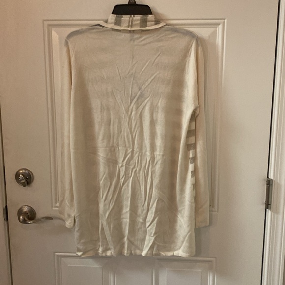 NWT Neiman Marcus Cashmere Collection Open Cardigan, 55% Silk, 20% Cashmere wool - Picture 5 of 6
